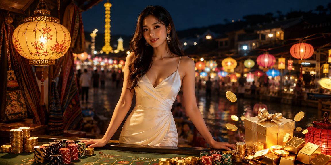 Khung cảnh giải trí Jackpot tại Hội An dịp lễ hội